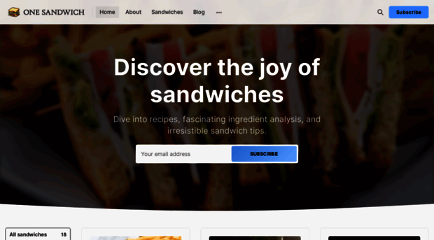 onesandwich.com