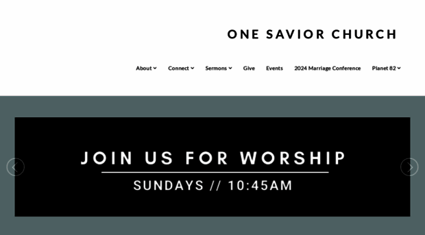 onesaviorchurch.com