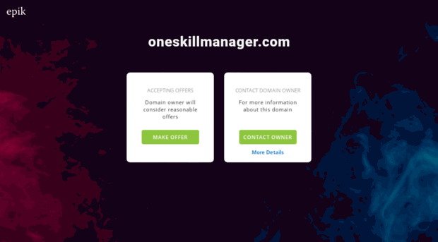 oneskillmanager.com