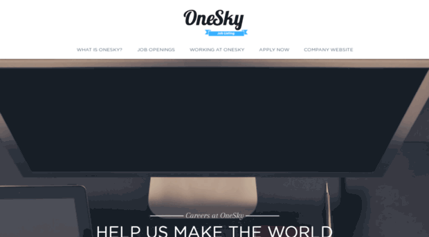 onesky-employment.strikingly.com