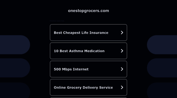 onestopgrocers.com