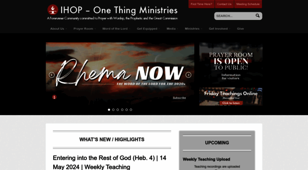 onethingministries.net