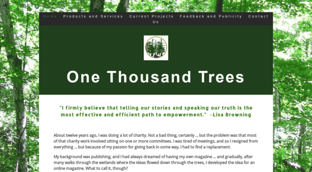 onethousandtrees.com