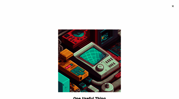 oneusefulthing.substack.com