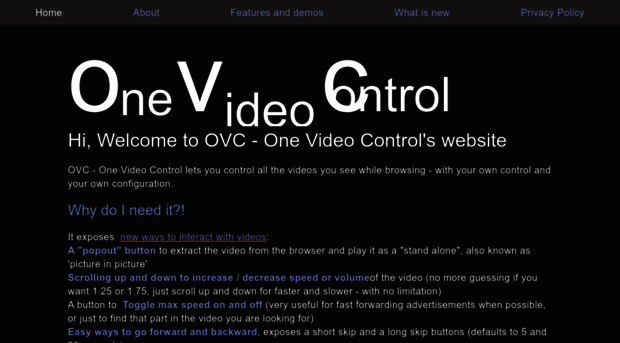 onevideocontrol.com