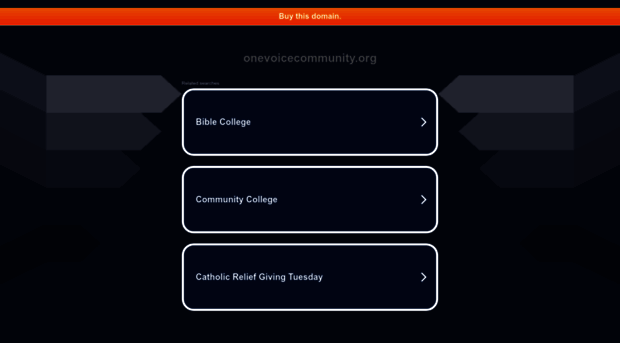 onevoicecommunity.org
