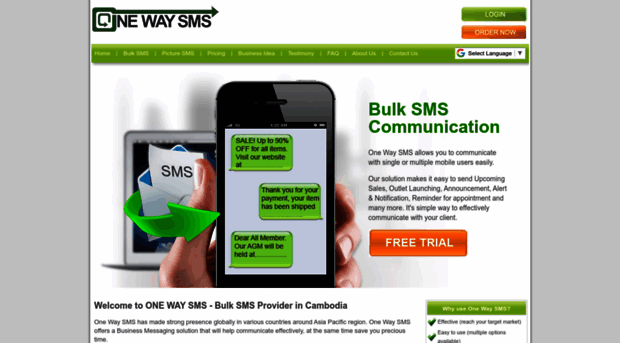 onewaysmscambodia.com