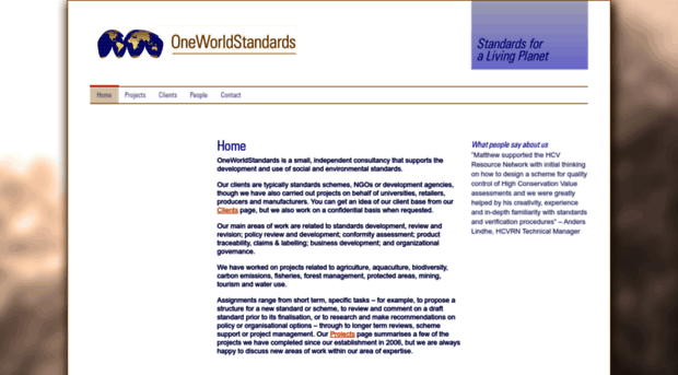 oneworldstandards.com