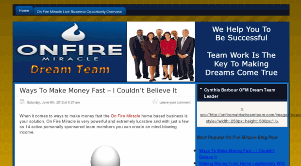 onfiremiracledreamteam.com