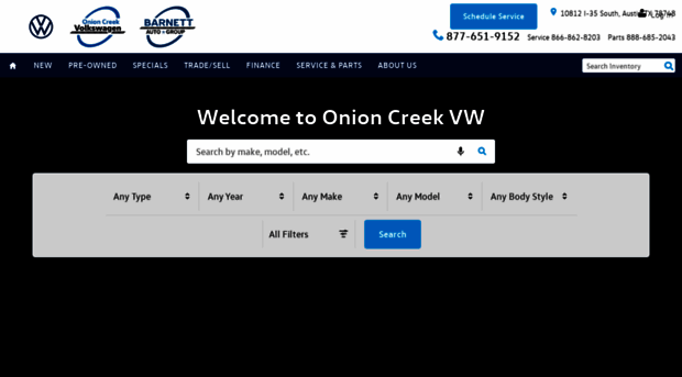 onioncreekvw.com