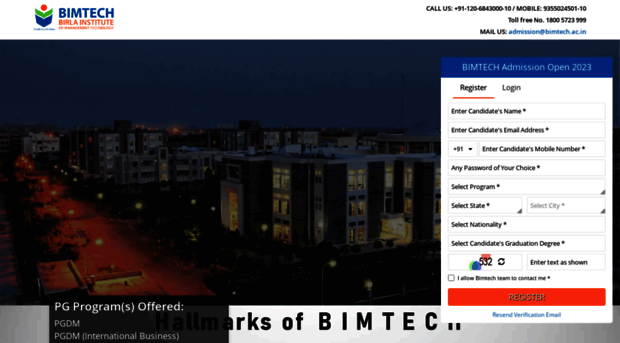 online.admissions.bimtech.ac.in