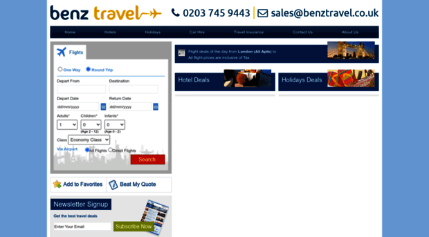 online.benztravel.co.uk