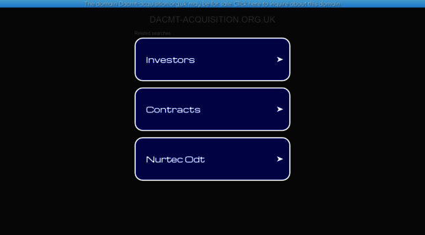 online.dacmt-acquisition.org.uk