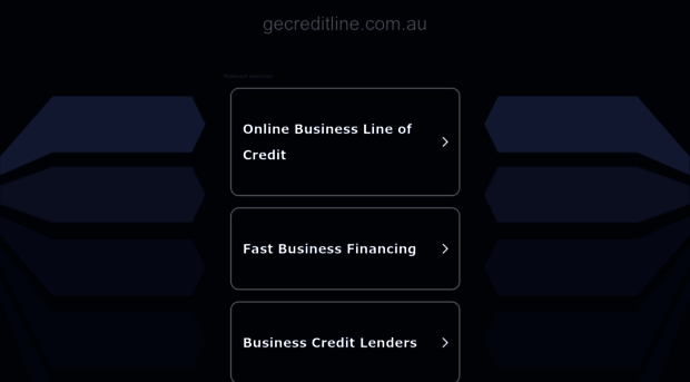 online.gecreditline.com.au