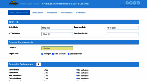 online.oceanlakes.com