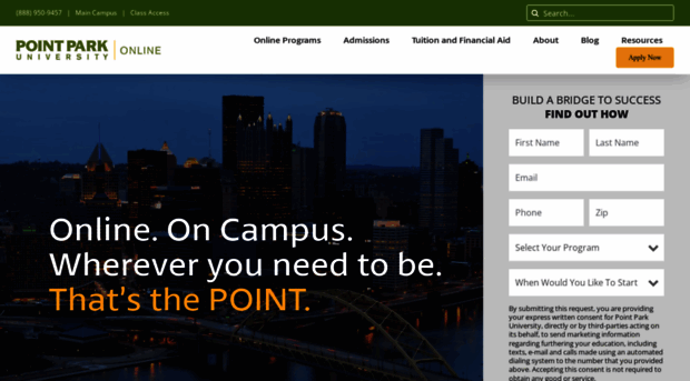 online.pointpark.edu