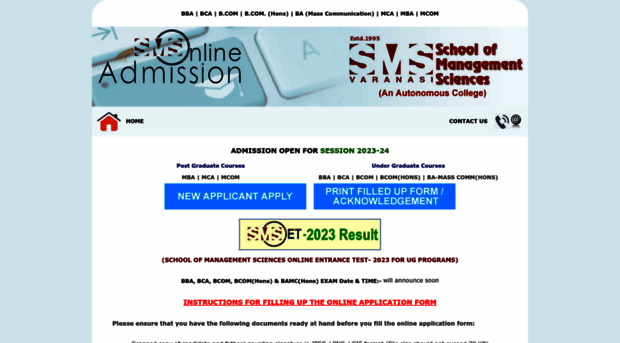 online.smsvaranasi.com