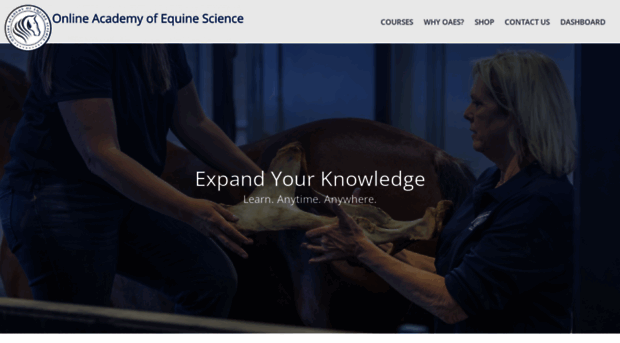 onlineacademyofequinescience.com