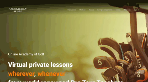 onlineacademyofgolf.com