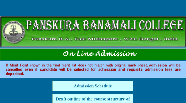 onlineadmissionpanskurabanamalicollege.org