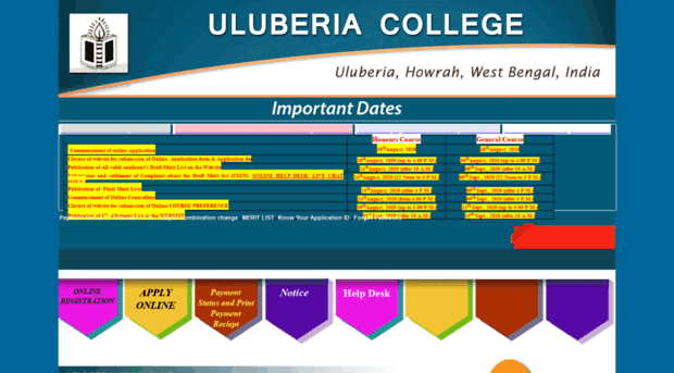 onlineadmissionuluberiacollege.org