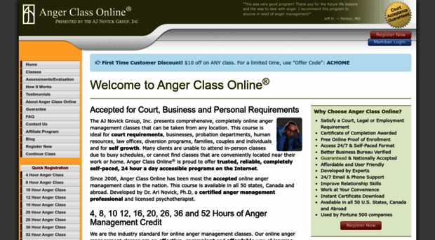 onlineangerclass.com