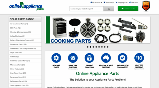 onlineapplianceparts.com.au