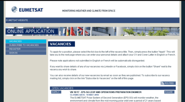 onlineapplication.eumetsat.int