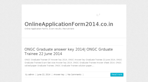 onlineapplicationform2014.co.in
