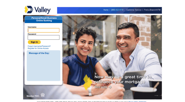 onlinebanking.valley.com