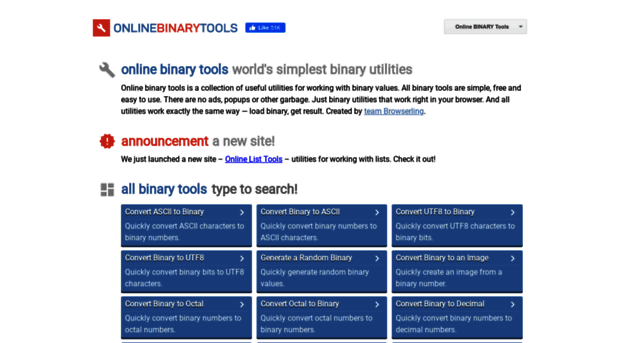 onlinebinarytools.com