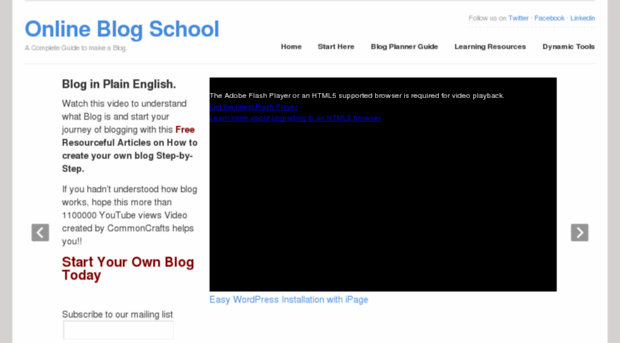onlineblogschool.com