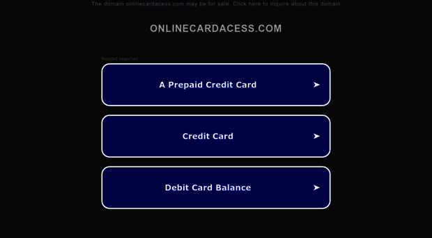 onlinecardacess.com