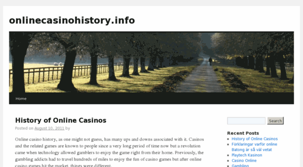 onlinecasinohistory.info