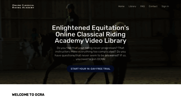 onlineclassicalridingacademy.com