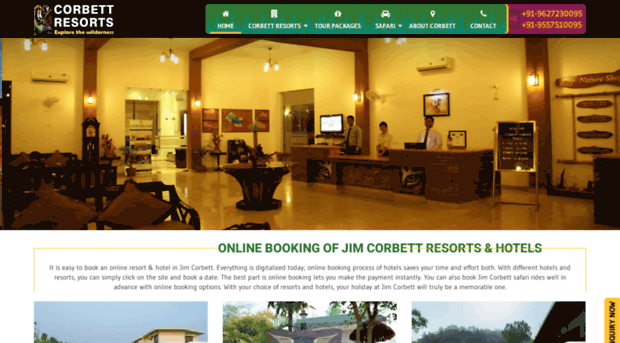 onlinecorbettresorts.com