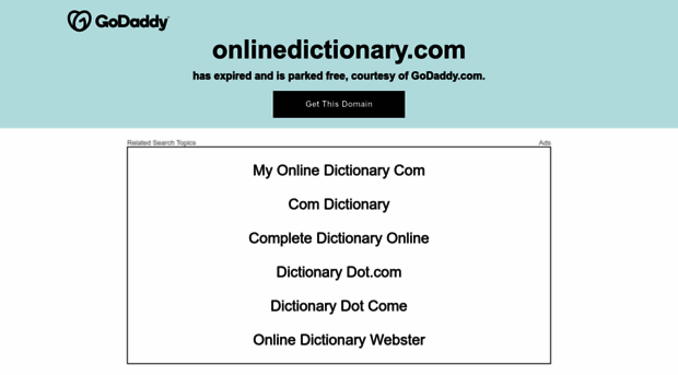 onlinedictionary.com