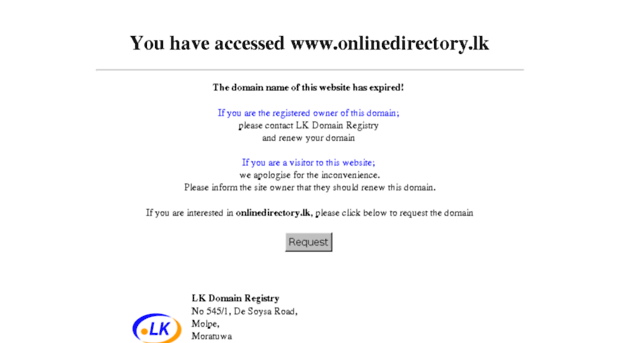 onlinedirectory.lk