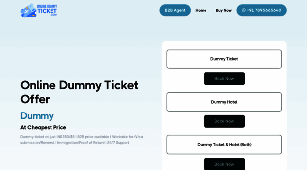 onlinedummyticket.com