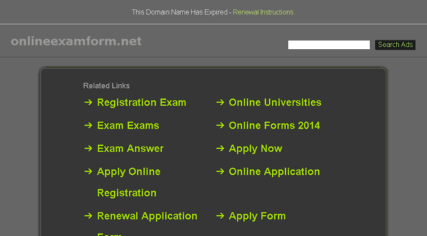 onlineexamform.net