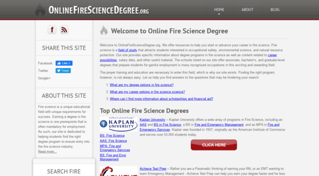 onlinefiresciencedegree.org