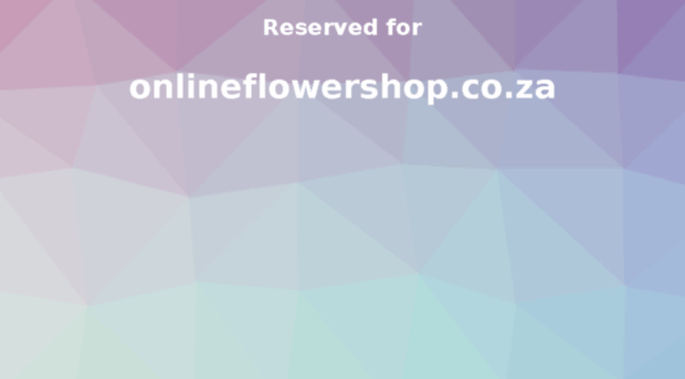 onlineflowershop.co.za