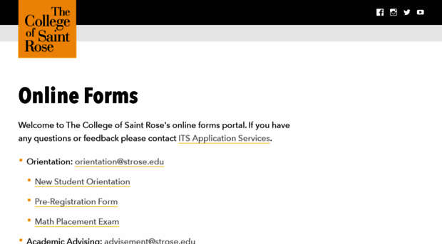 onlineforms.strose.edu