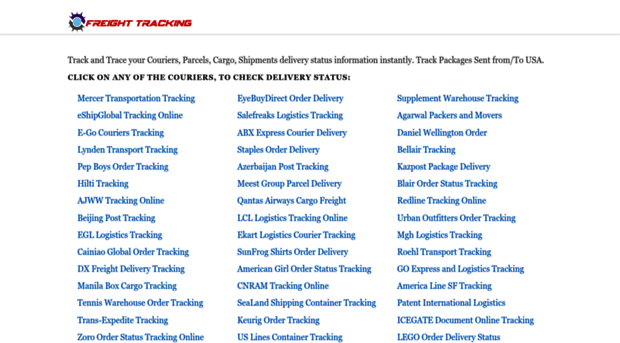 onlinefreighttracking.com