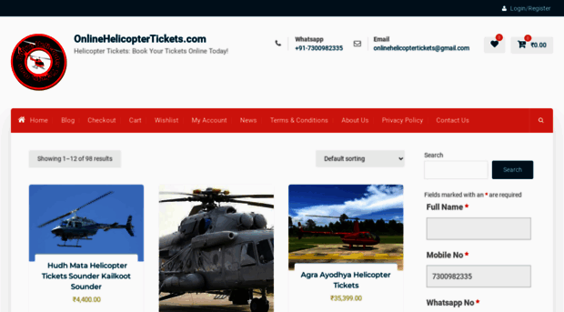 onlinehelicoptertickets.com