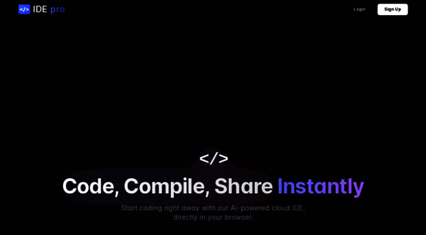 onlineide.pro - Online IDE Pro - Online IDE