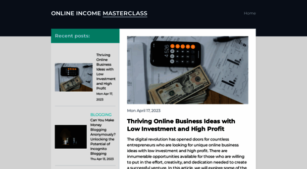 onlineincomemasterclass.com