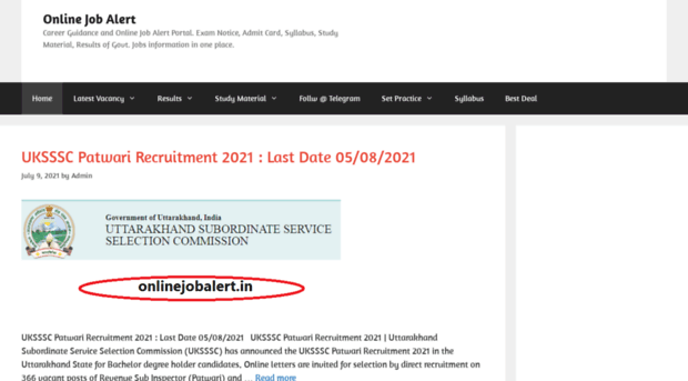 onlinejobalert.in