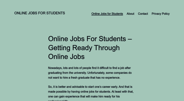 onlinejobsforstudents.in