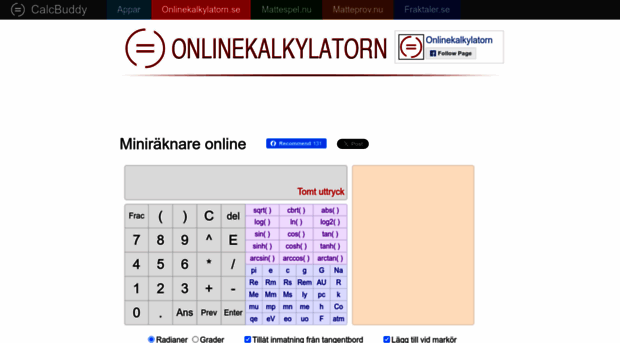 onlinekalkylatorn.se